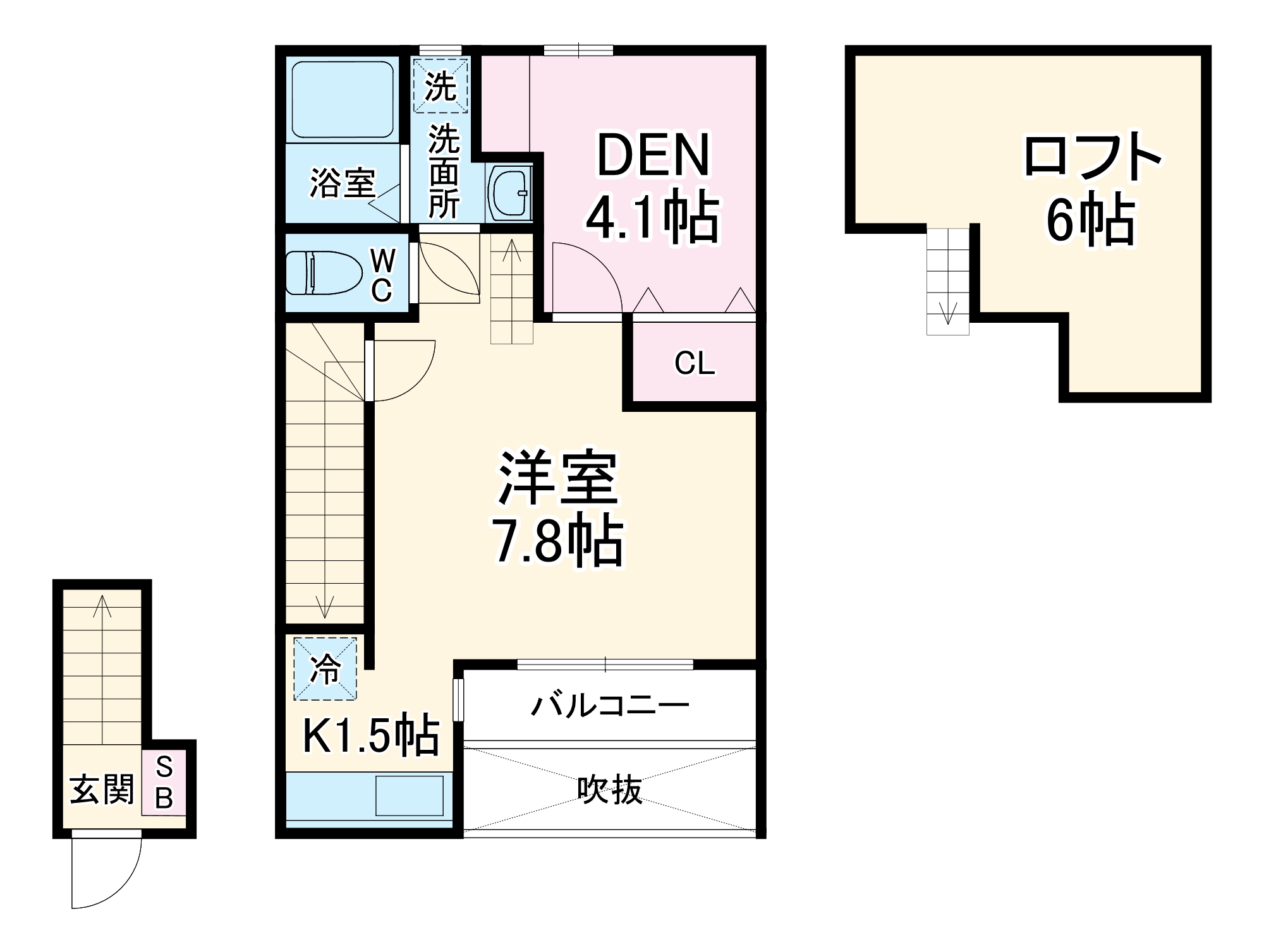 ROND Ⅴ番館の間取り