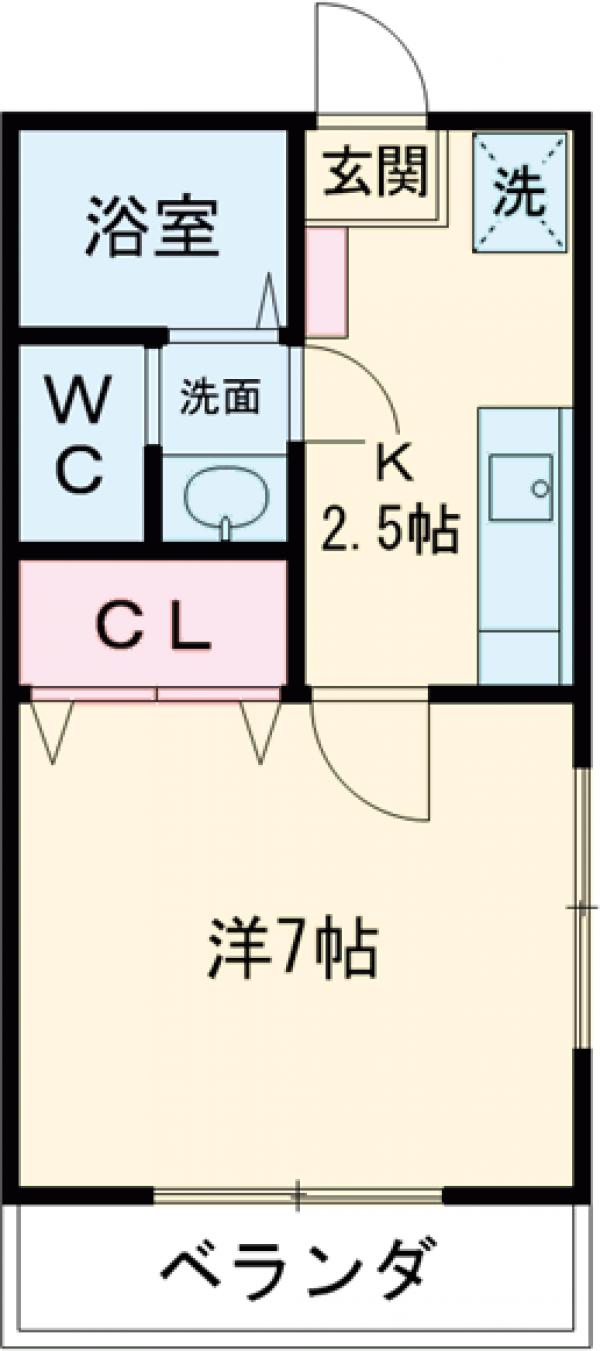 ルフラン瑞江の間取り