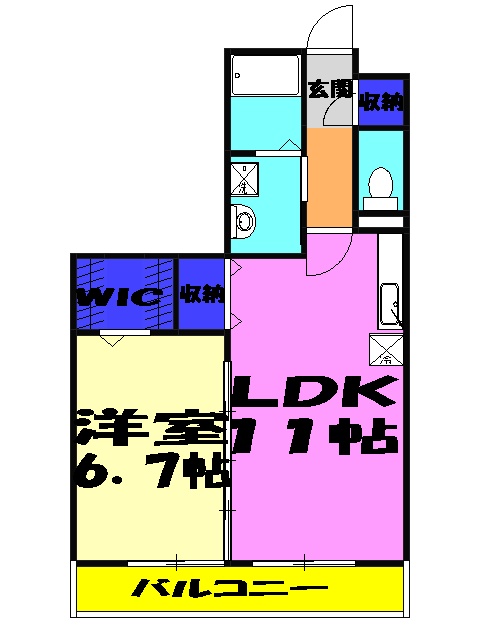 シトラスコートの間取り