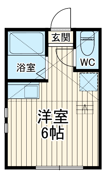 ユナイト横浜オリヴェイラの間取り