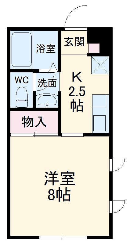 CASA DE LA COSTAの間取り