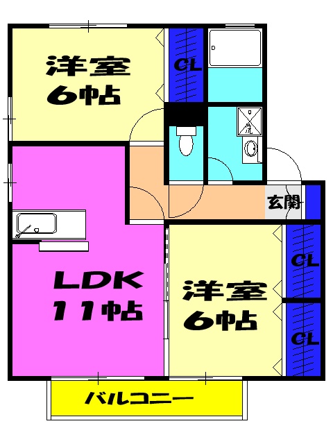 フォレストコートの間取り
