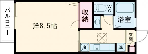 エメラルダスの間取り