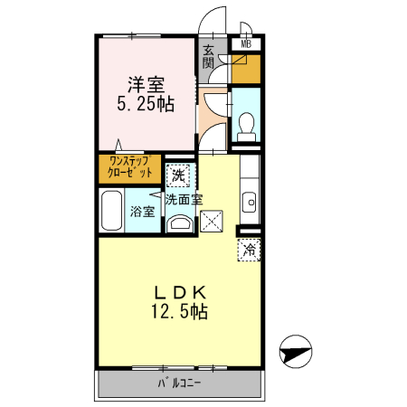 ボンヌールⅤの間取り