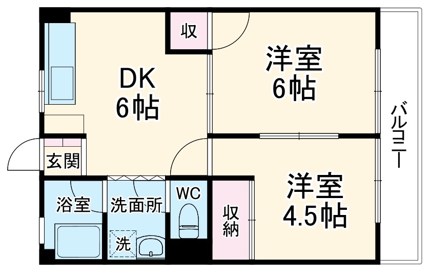 メゾン大鐘の間取り