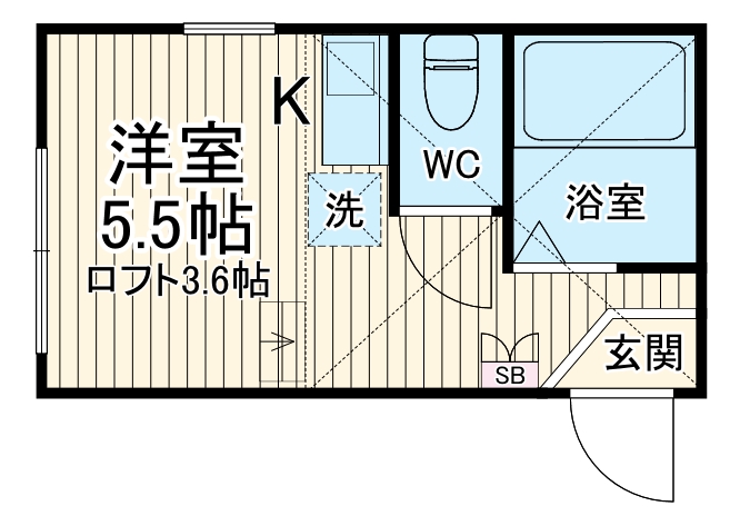ユナイト保土ヶ谷エル・エスコリアルの間取り
