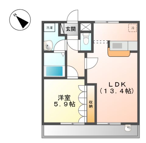 グレイスヴィラ湘南の間取り