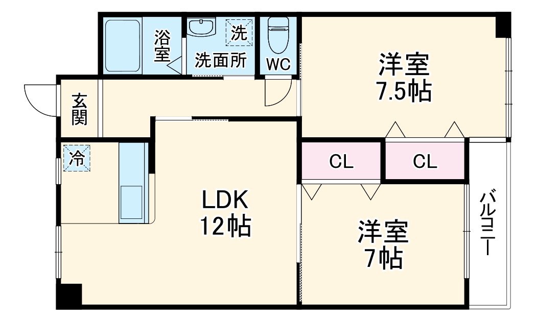 三和マンションの間取り