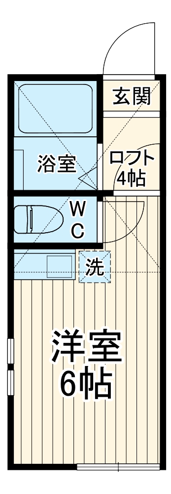 ユナイト横浜エトランゼの間取り