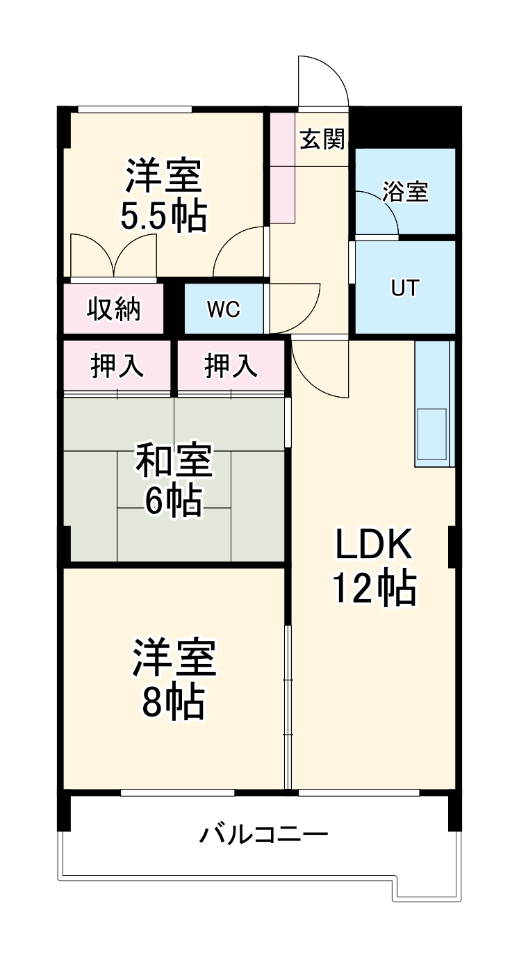 アルカディア長久手の間取り