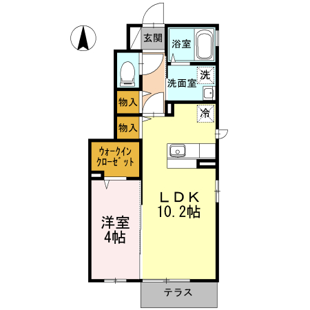 ドルチェ高座渋谷の間取り