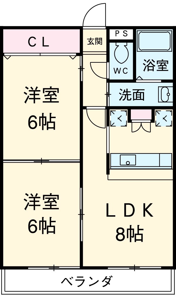 グリーンハイツ名東の間取り