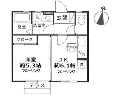 クレールの間取り