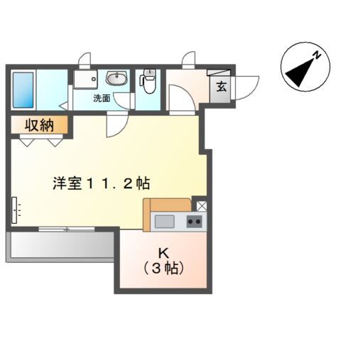 イナハマの間取り
