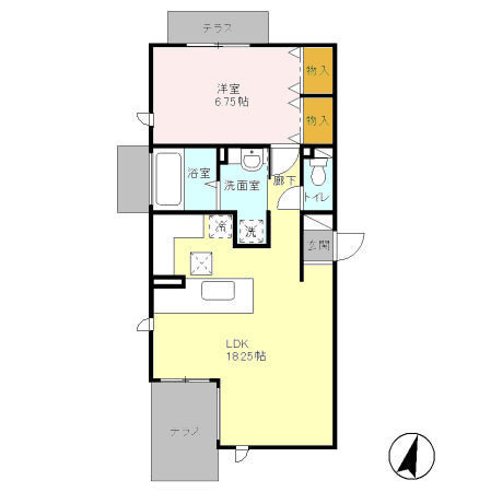 EDDI’S PLACEの間取り