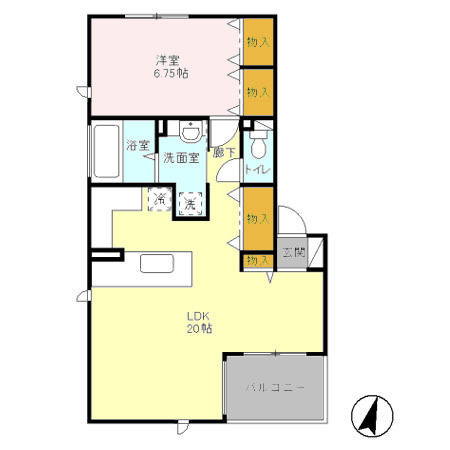 EDDI’S PLACEの間取り