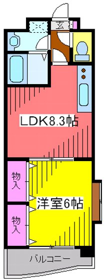 ドエル瑞江の間取り