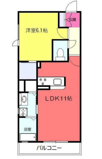アルベージュの間取り