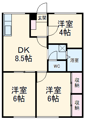 ラ・フォーレあずまの間取り