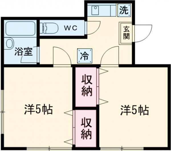 グリーンハイツⅡの間取り