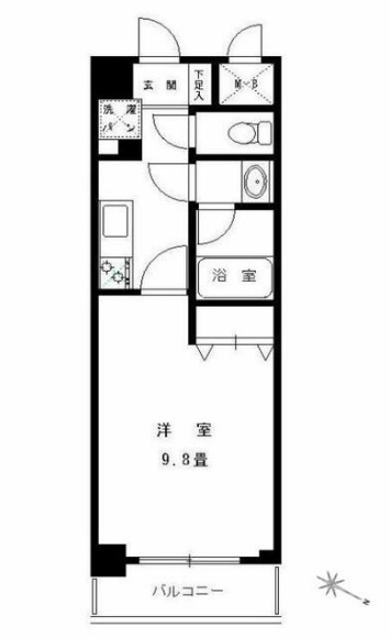 ガーデンヒルズ吉田Ⅱの間取り