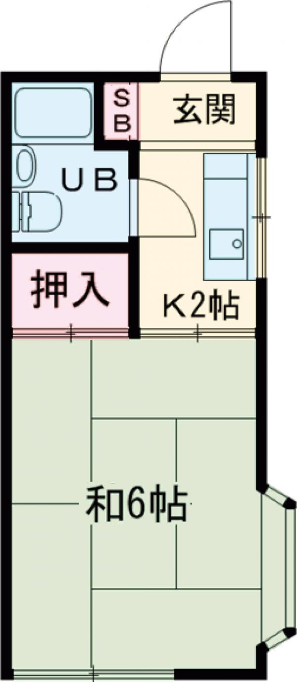 柿沢ハイツの間取り