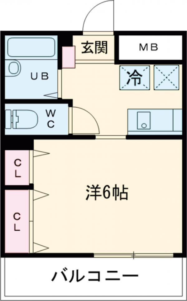 西瑞江の完工年月(2006年11月)築の賃貸アパートの間取り