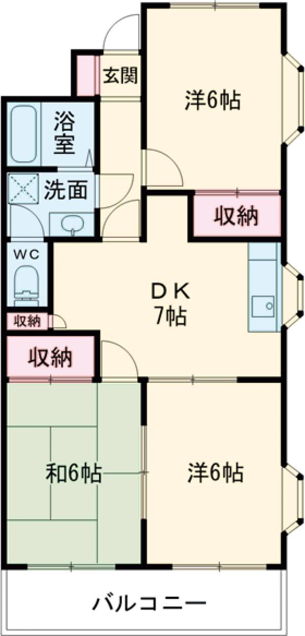プラムフラワーガーデンの間取り