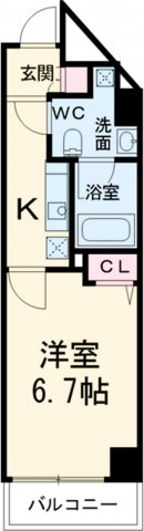 スカイコートパレス一橋学園の間取り