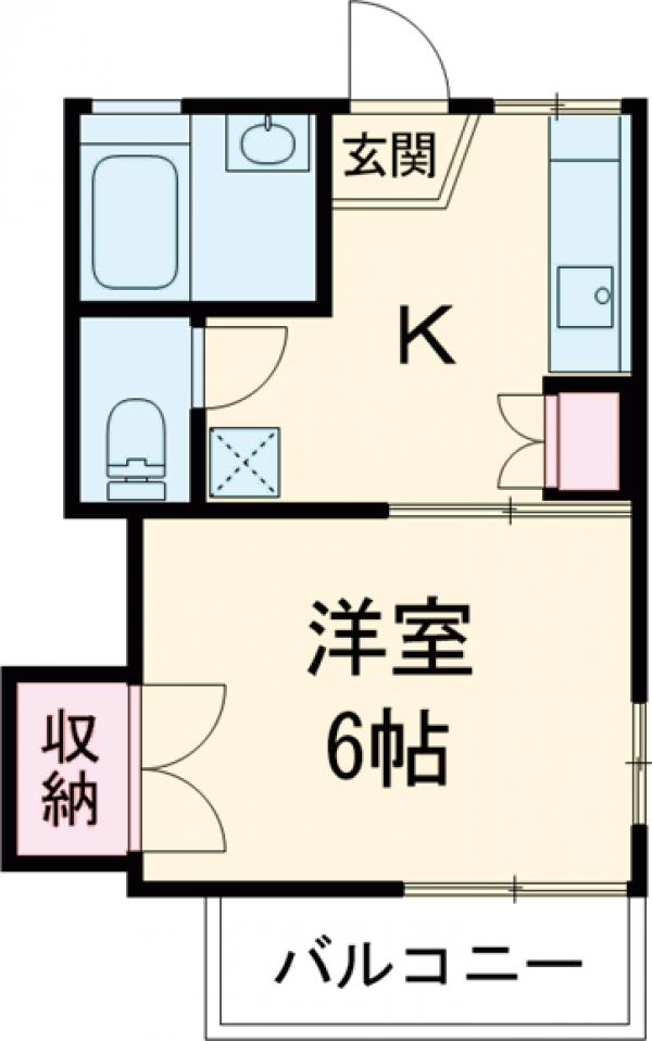 ハウス滝山の間取り