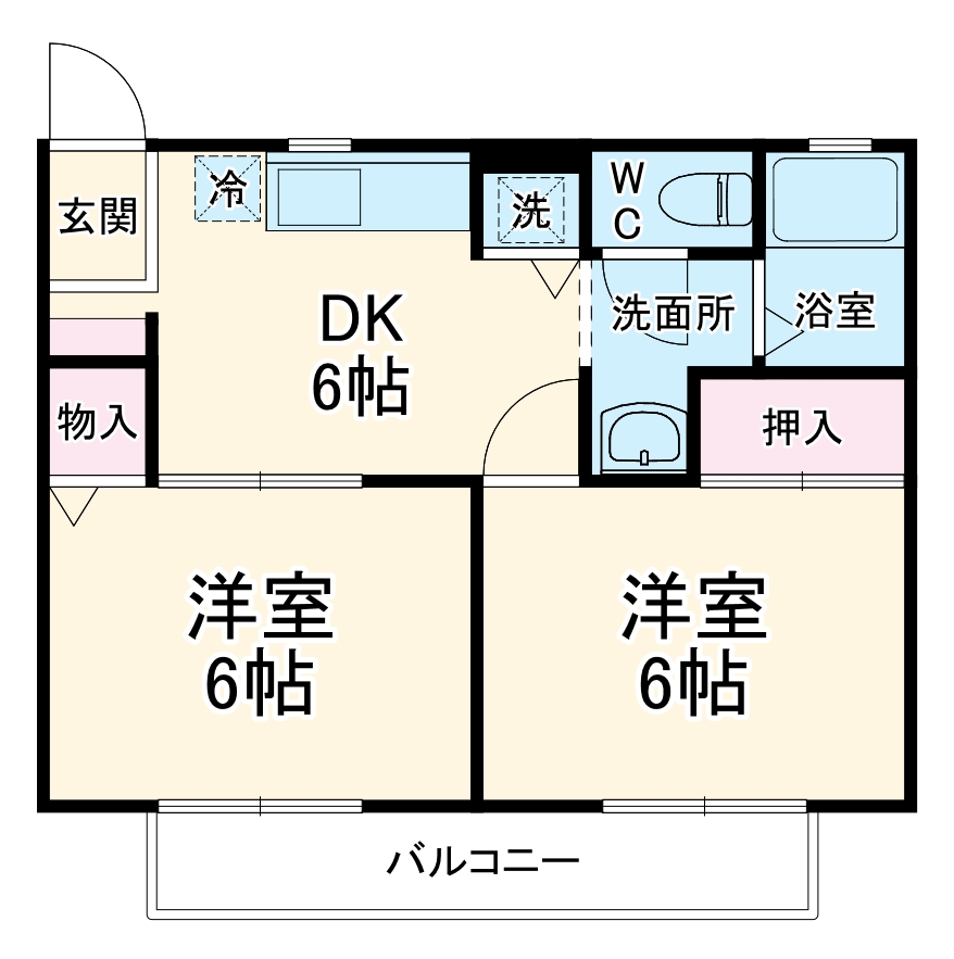 ハイツグランバレーの間取り