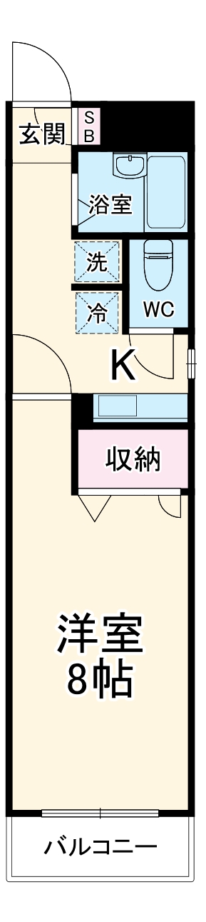 アヴニールAKISHINの間取り