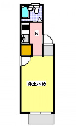 ありのみハイツの間取り