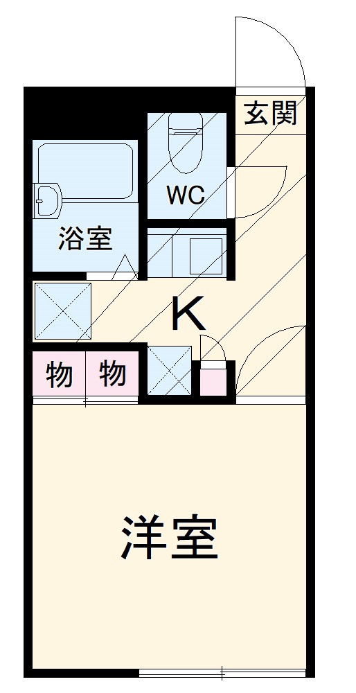 レオパレスディアコートの間取り