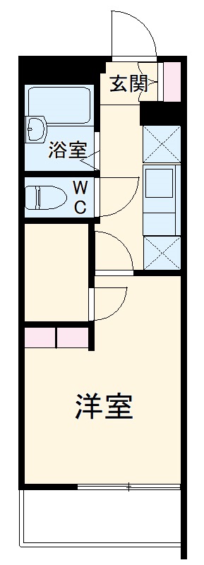 レオパレスレスト　清水の間取り