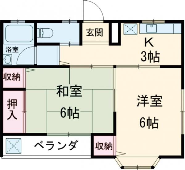 グリーンテラスウエストの間取り