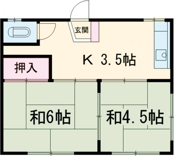 第三川端荘の間取り