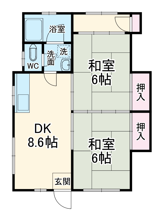 ハイネス藤澤の間取り