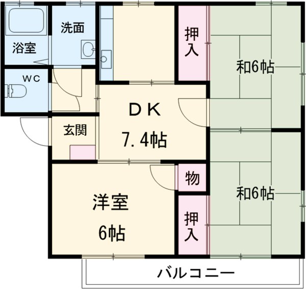 フォレスト焼津駅北Ⅱの間取り