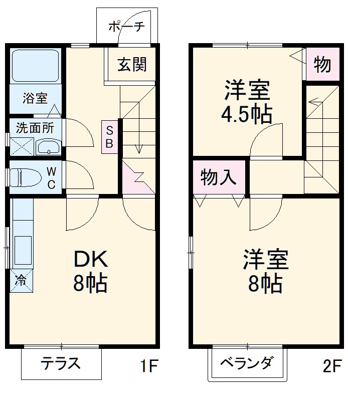 リベールもみの木台八番館の間取り
