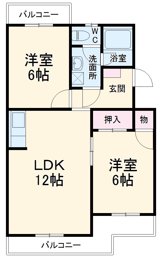 エクセルシオールⅡの間取り