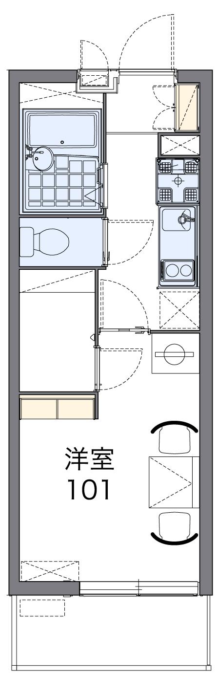 レオパレスピズィエールの間取り