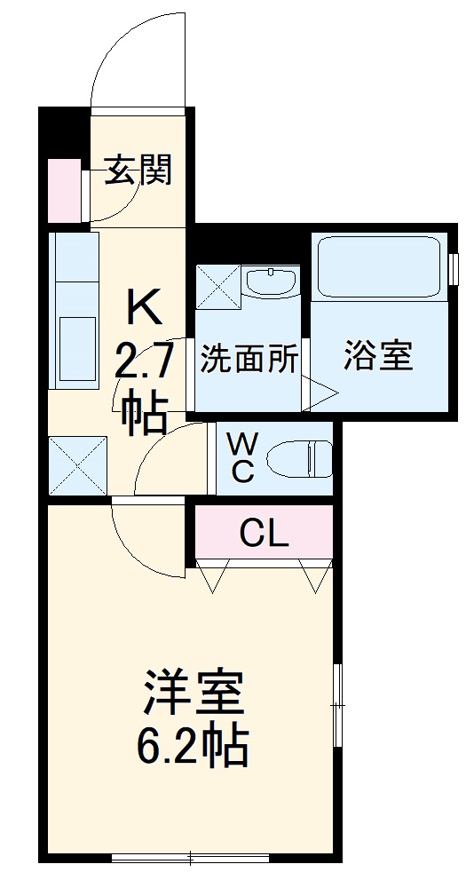 ドルチェ桜橋の間取り