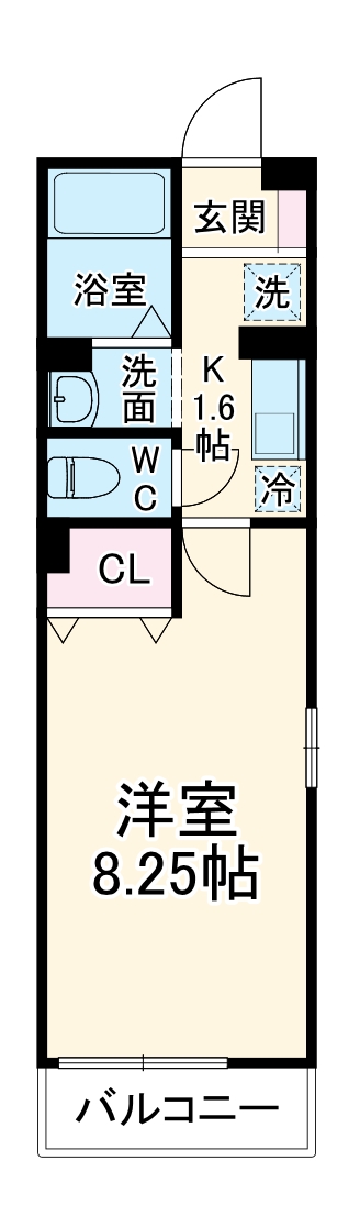 ホワイトコーストパルの間取り