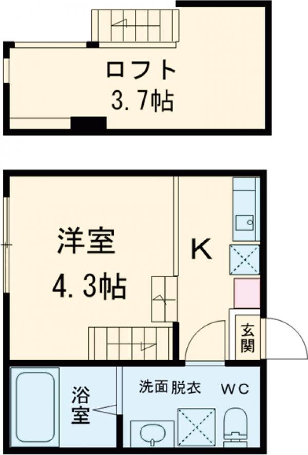 AISIO小岩の間取り
