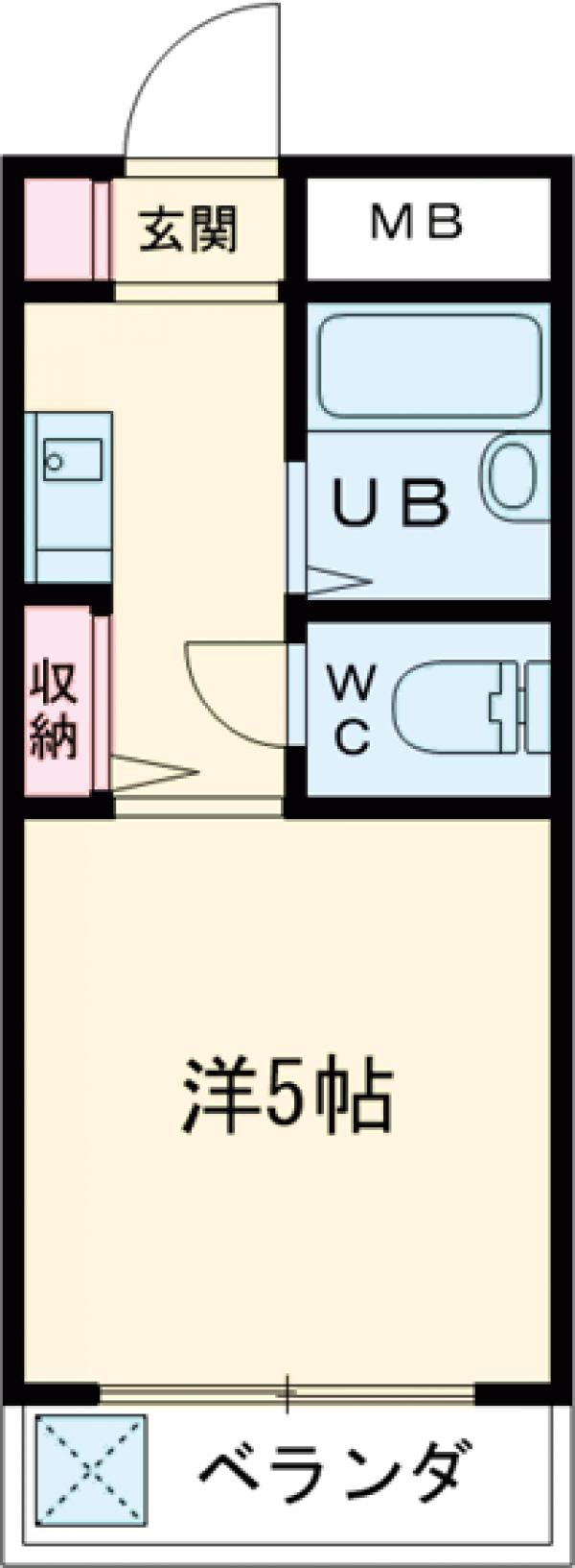 クローバーハイム5の間取り