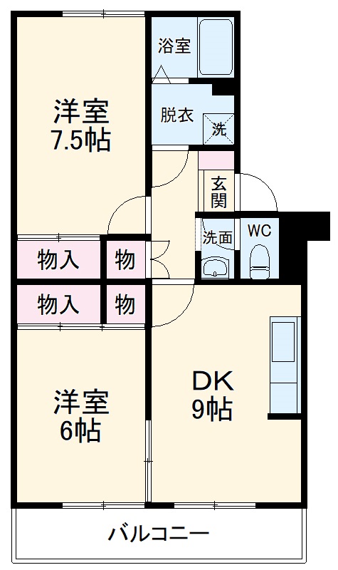ファミーユ杁ヶ池の間取り