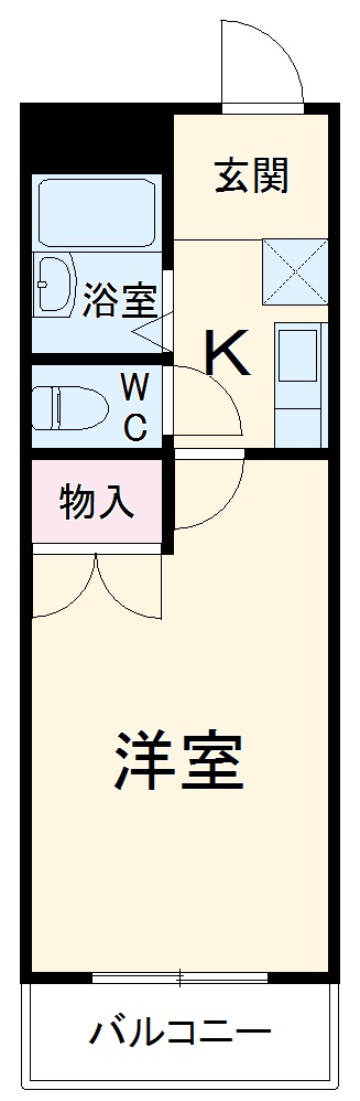 あさけハイツの間取り