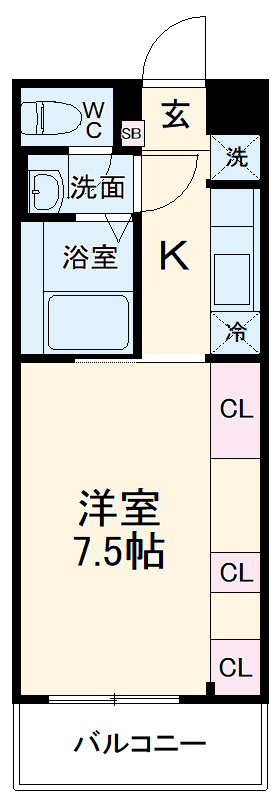 リブリ・ポピー 中央林間の間取り