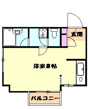 ウィステリアハイツ大久保の間取り